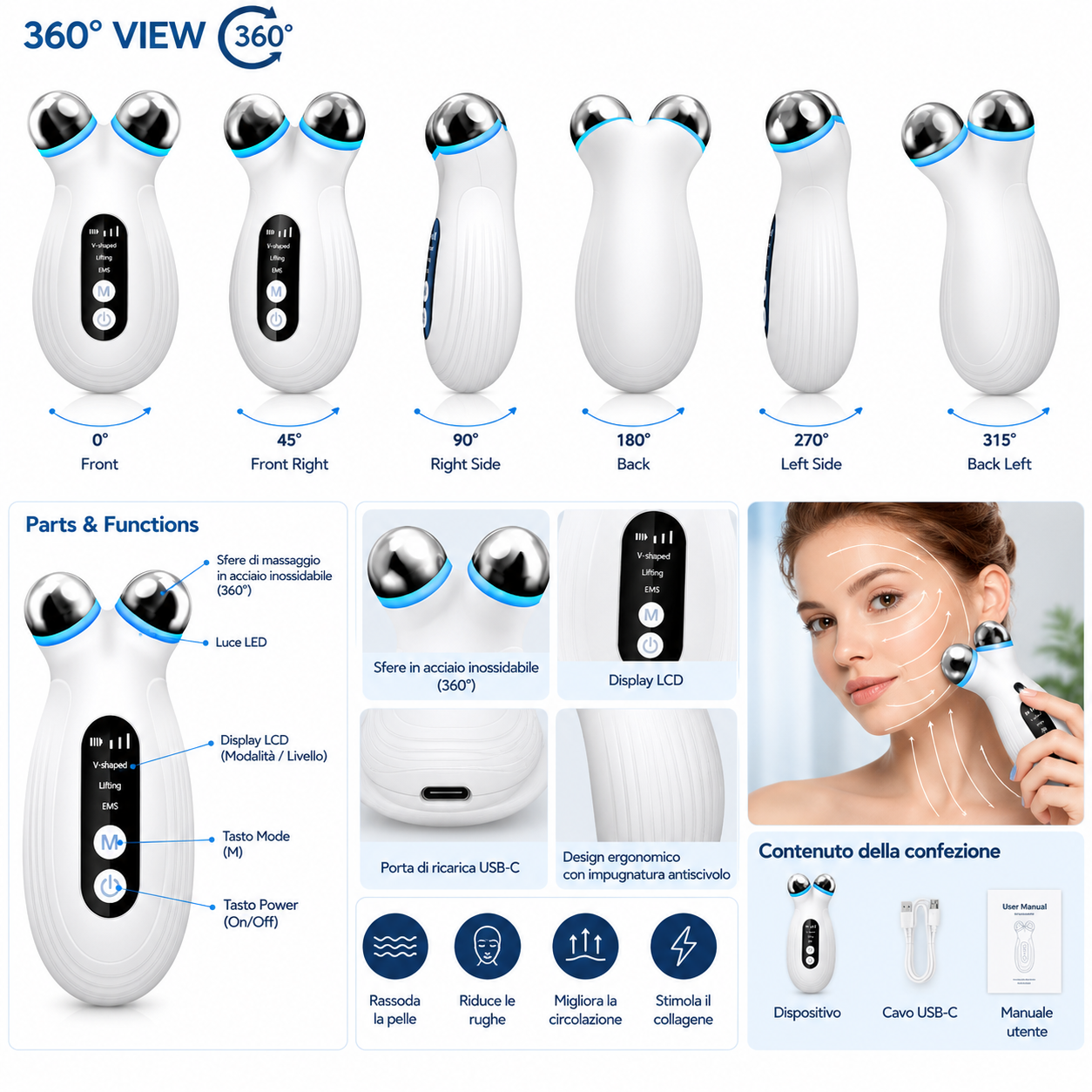 Facial Beauty Tools And EMS Beauty Equipment